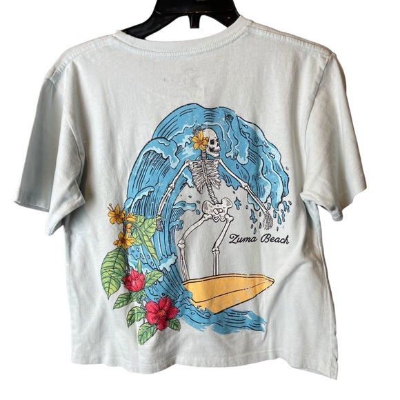 Jantzen Tops - Zuma Beach Jantzen Skeleton Surfer Tee M